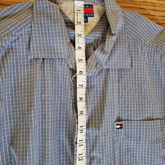 Tommy Hilfiger xl long sleeve plaid button down shirt. - Picture 10 of 11